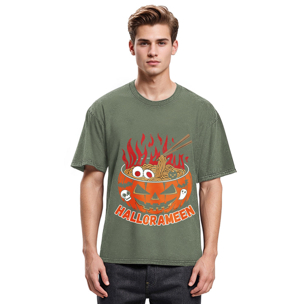 Tokyosol HalloRameen Halloween Washed T-Shirt