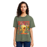 Tokyosol Monster Spaghetti Japanese Retro Tokyo Washed T Shirt