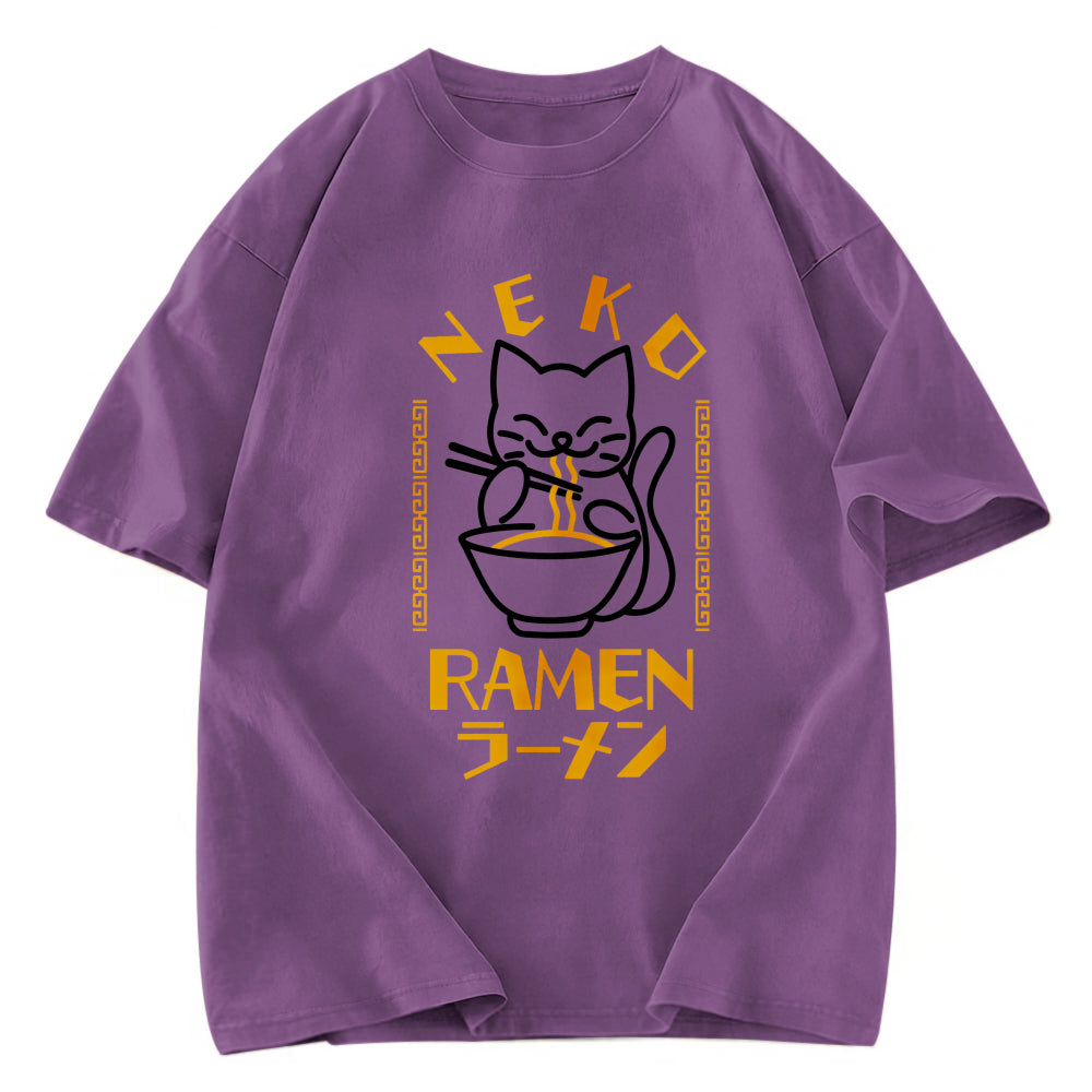 Tokyosol Cat Obsessed With Ramen Classic T-Shirt