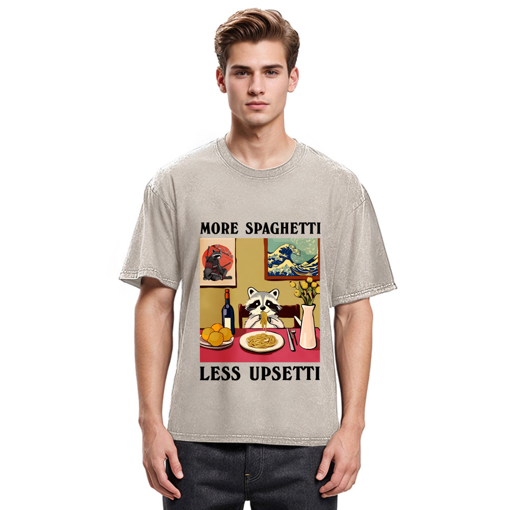 Tokyosol More Spaghetti Less Upsetti Japanese Washed T Shirt