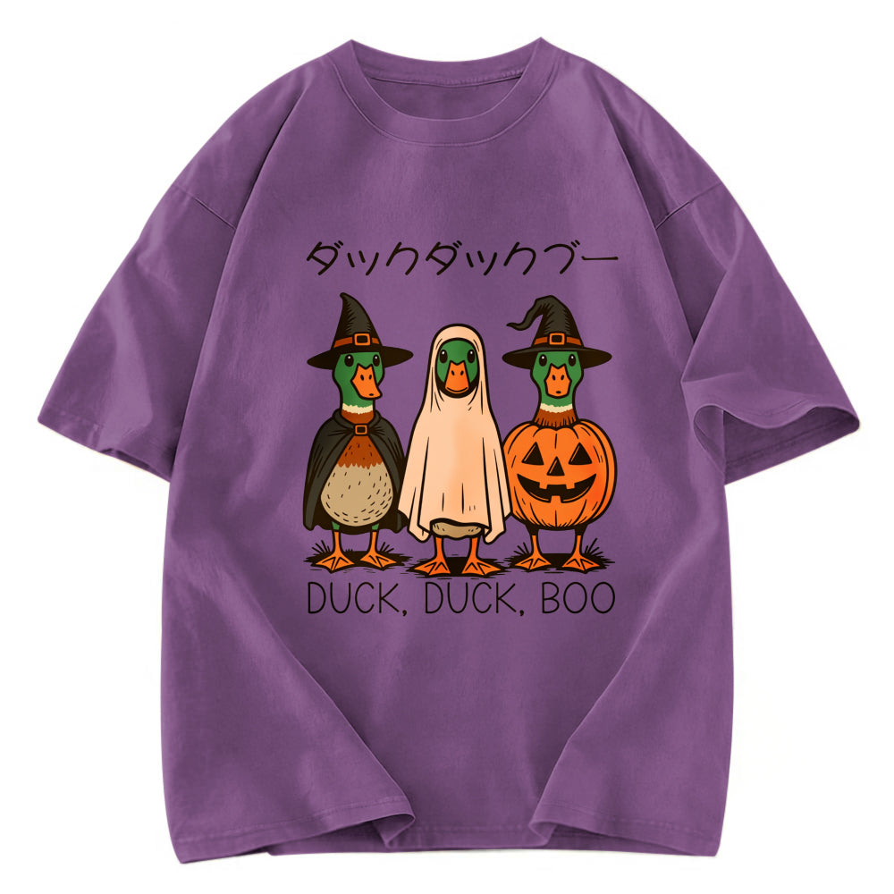 Tokyosol Funny Goose Halloween Washed T Shirt