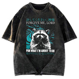 Tokyosol Forgive Me Lord For What I M About To Do Washed T Shirt