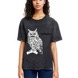 Tokyosol Who Whom Judging Owl Washed T Shirt