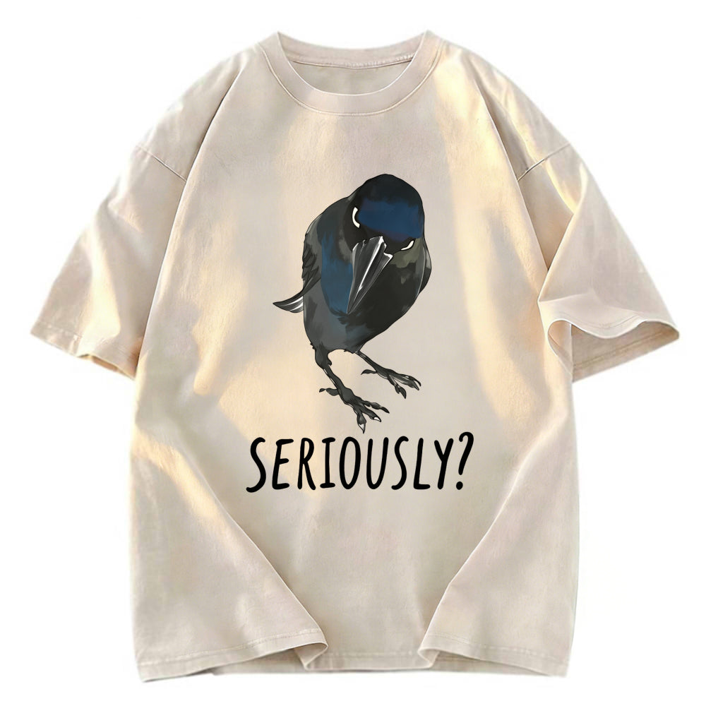 Tokyosol Raven S Question Washed T Shirt