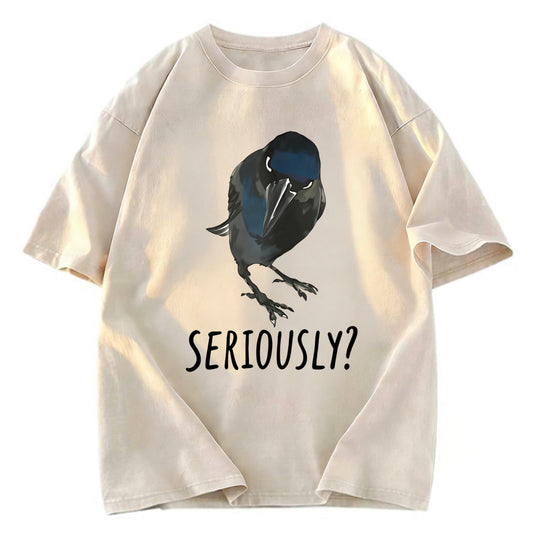 Tokyosol Raven S Question Washed T Shirt