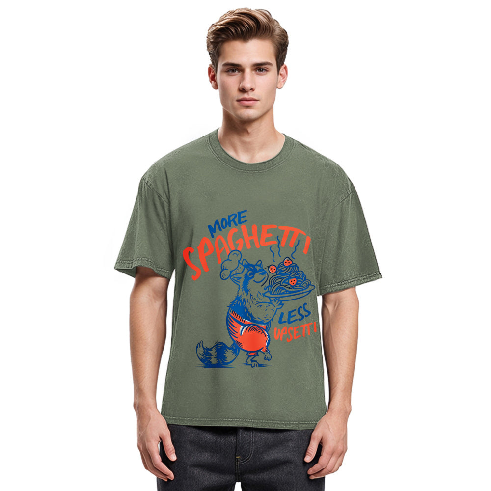 Tokyosol More Spaghetti Less Upsetti Washed T Shirt