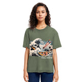 Tokyosol The Great Sushi Wave Washed T Shirt
