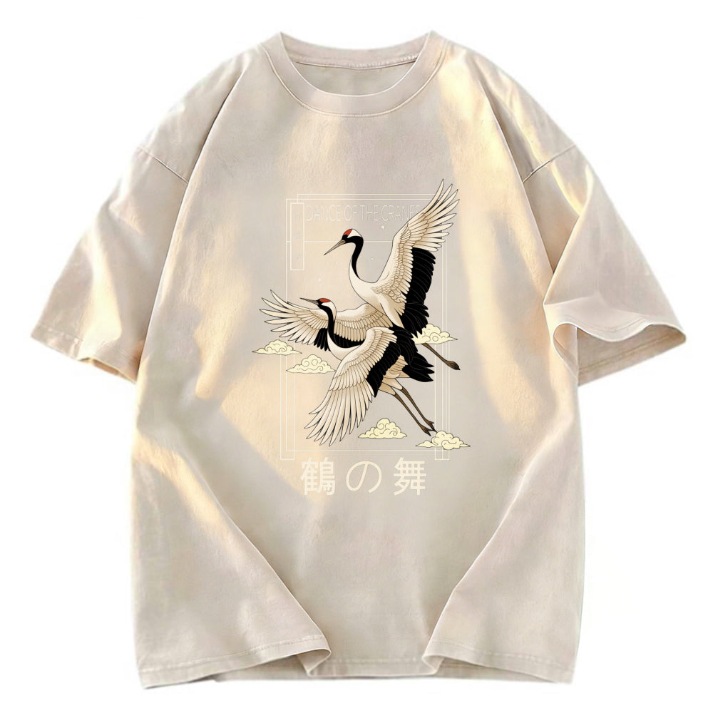 Tokyosol Dance Of The Cranes Washed T Shirt