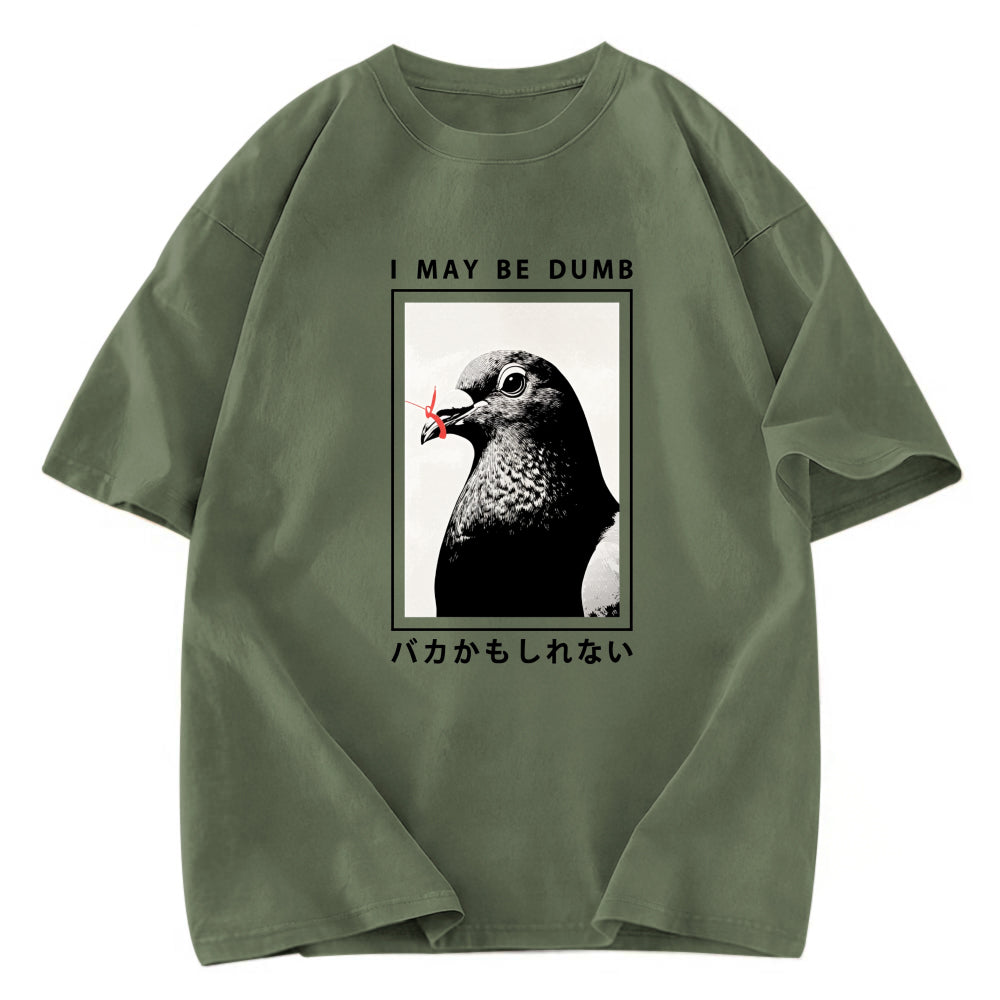 Tokyosol I May Be Dumb Funny Washed T Shirt