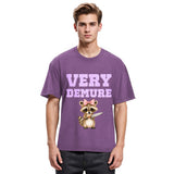 Tokyosol Very Demure Raccoon Washed T Shirt