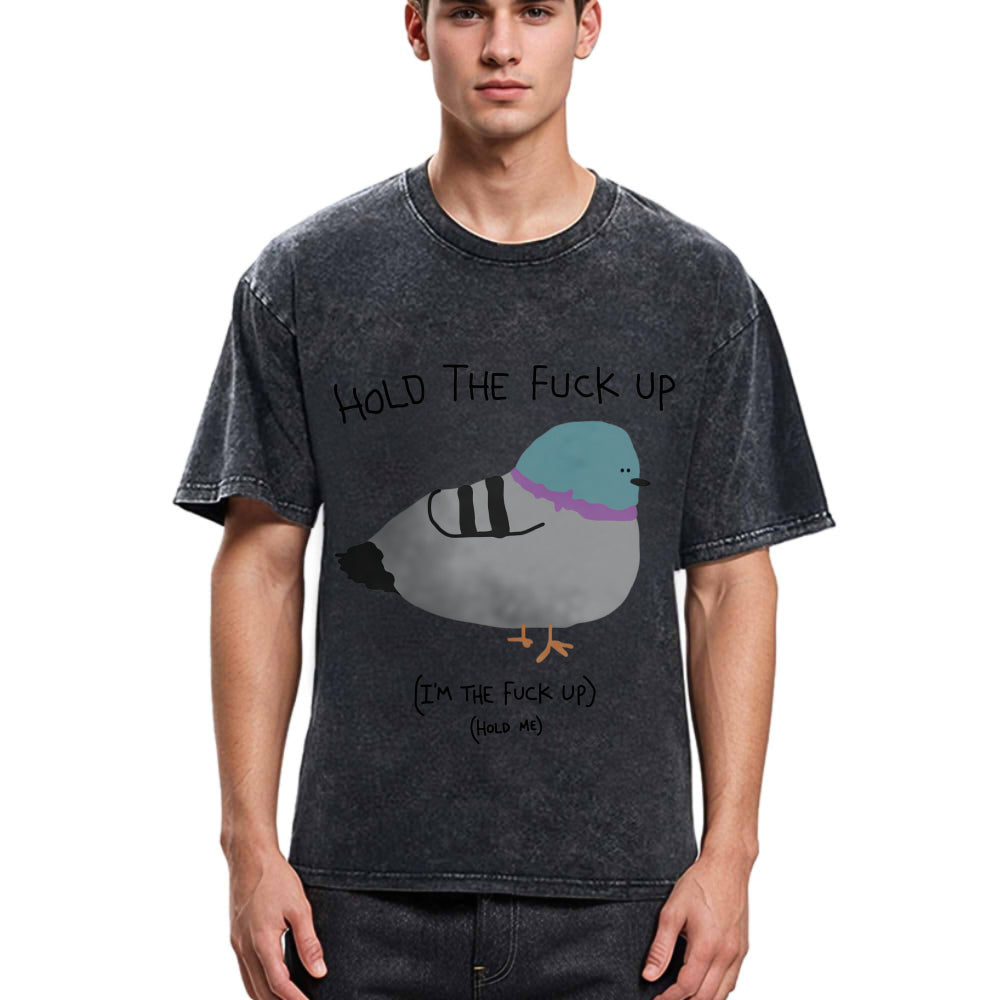 Tokyosol Hold The Fu Ck Up Washed T Shirt