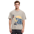 Tokyosol Cute Japanese Sushi Cat Washed T Shirt