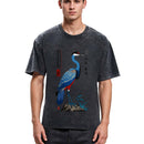 Tokyosol Colorful Crane Washed T Shirt