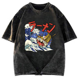 Tokyosol Ramen Seas Wave Washed T Shirt