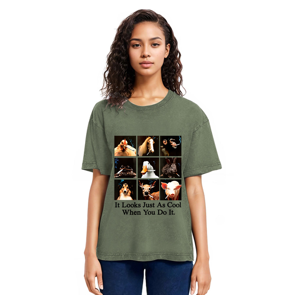 Tokyosol It Looks Just As Cool When You Do It Washed T Shirt