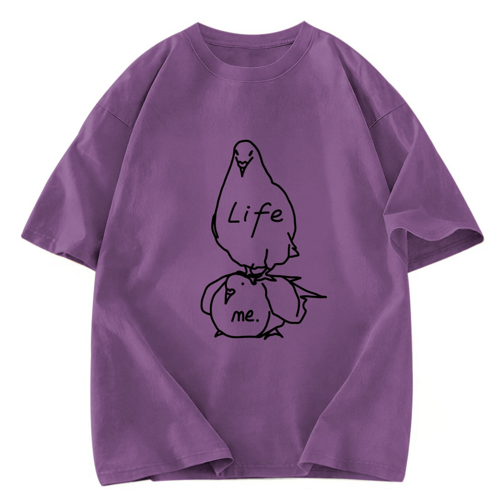 Tokyosol Life Is A Burden Washed T Shirt