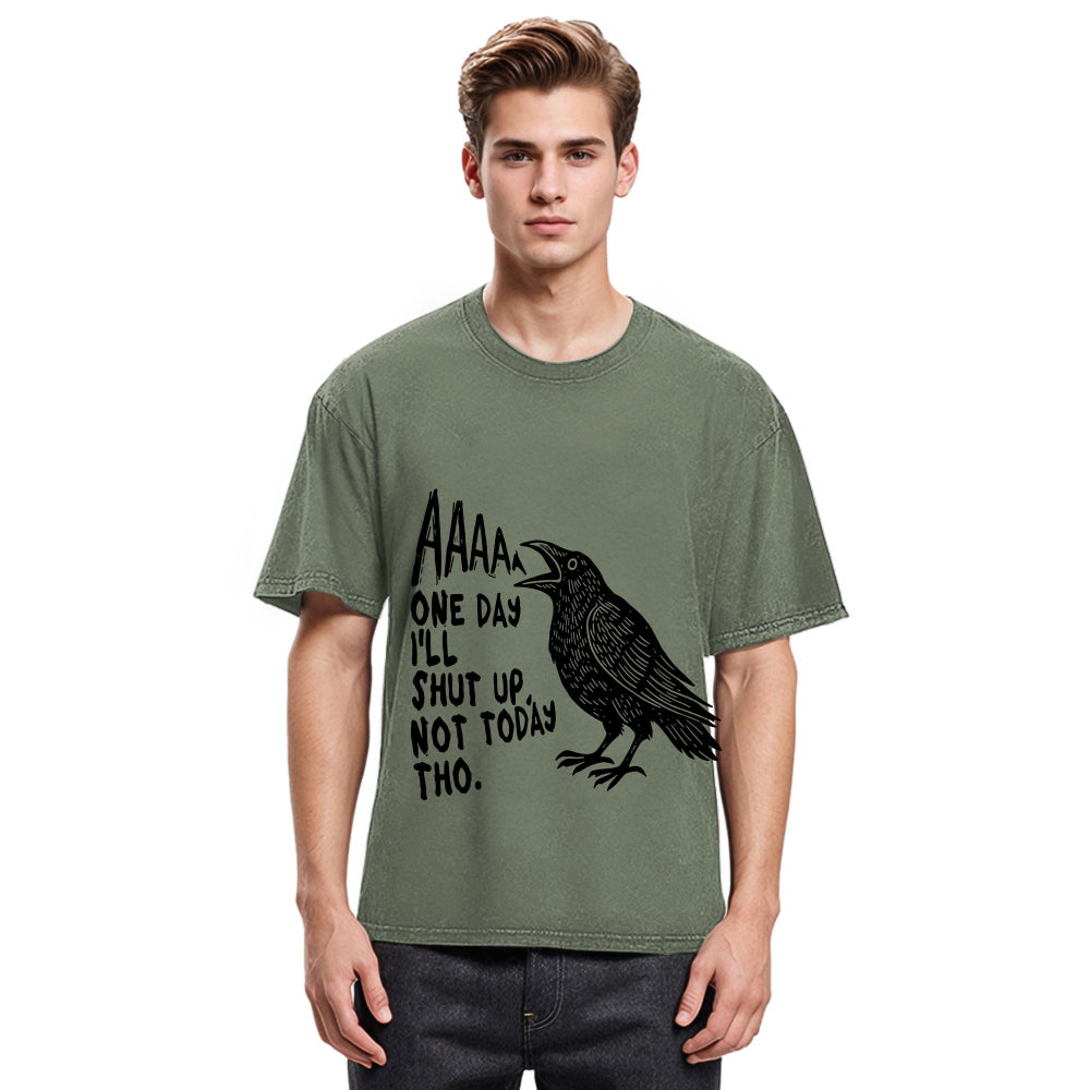 Tokyosol Funny Crow Japan Washed T Shirt
