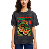 Tokyosol Ocean Dragon Sushi Washed T Shirt