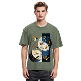 Tokyosol Swallows Among The Bamboo Washed T Shirt
