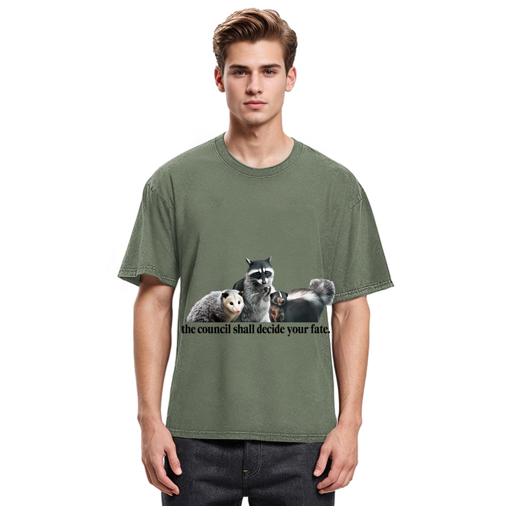 Tokyosol The Council Shall Decide Your Fate Washed T Shirt