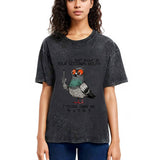 Tokyosol Angry Pigeon Washed T Shirt
