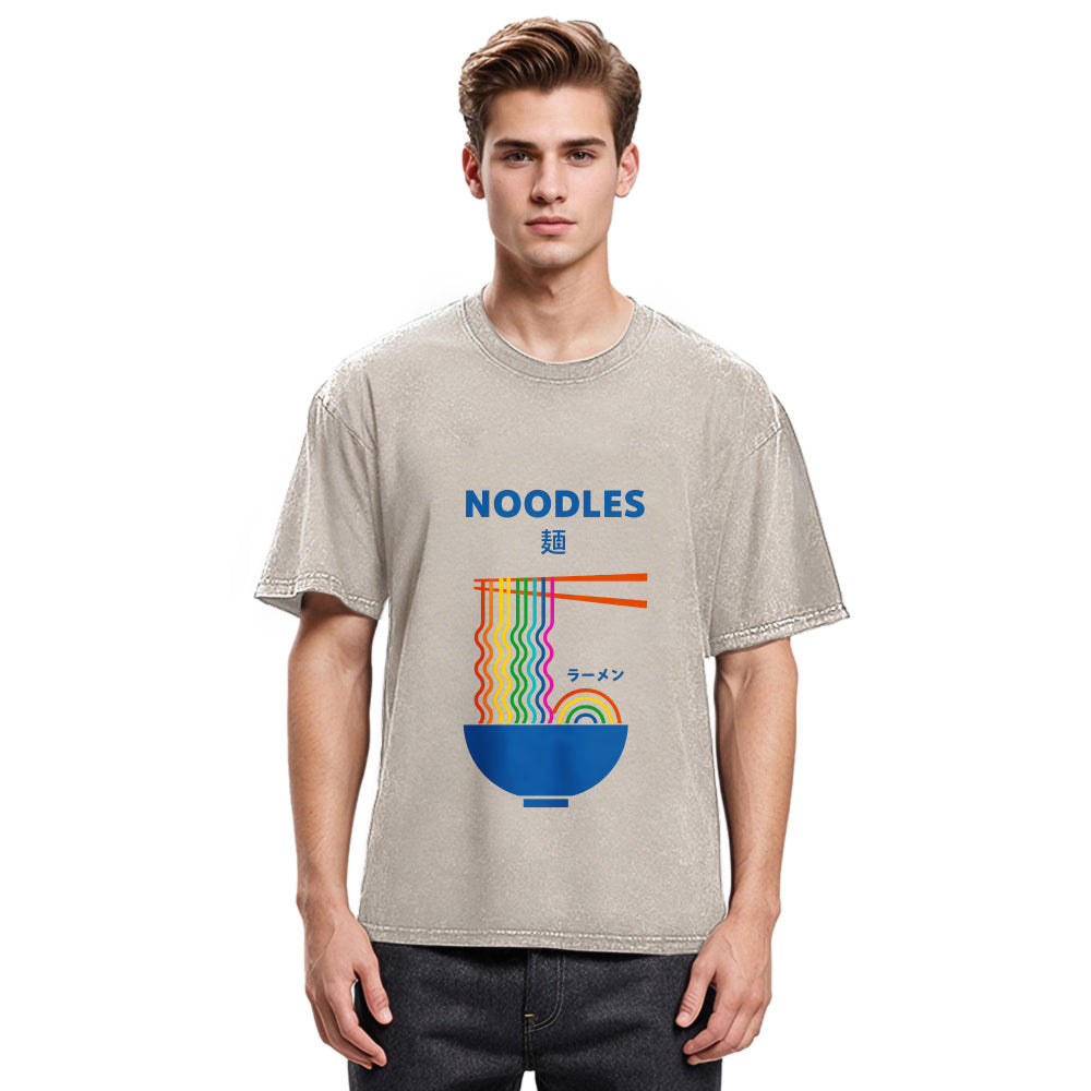 Tokyosol Rainbow Ramen Washed T Shirt