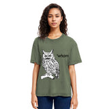 Tokyosol Who Whom Judging Owl Washed T Shirt