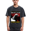 Tokyosol Pigeons That Want To Break The Plan Washed T Shirt