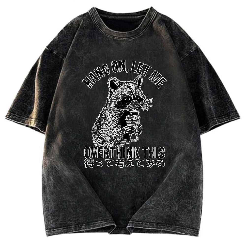 Tokyosol Overthink Raccoon Classic T Shirt