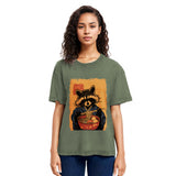 Tokyosol Ramen Obsessed Raccoon Washed T Shirt