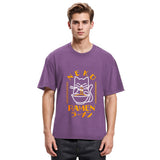 Tokyosol Cat Obsessed With Ramen Washed T Shirt