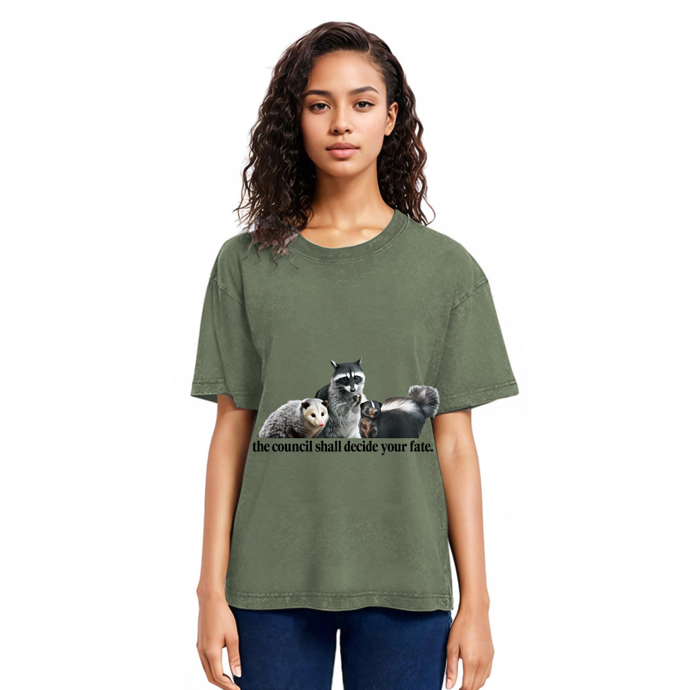 Tokyosol The Council Shall Decide Your Fate Washed T Shirt