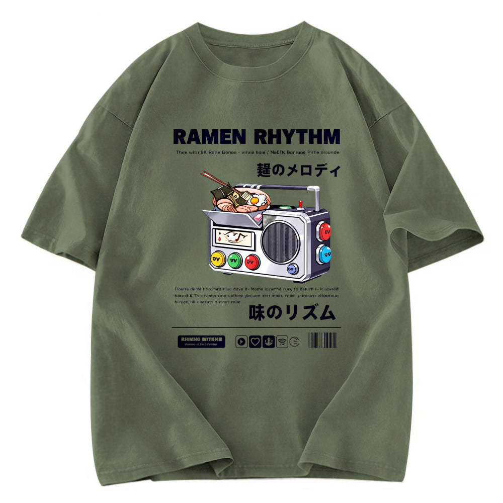 Tokyosol Ramen Rhythm Fleece Lined T Shirt