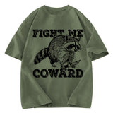 Tokyosol Raccoon With A Knife Washed T Shirt
