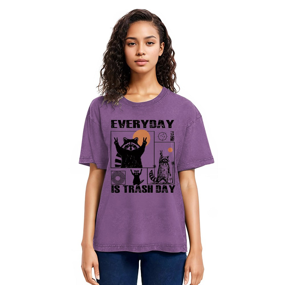 Tokyosol Everyday Is Trash Day Washed T Shirt