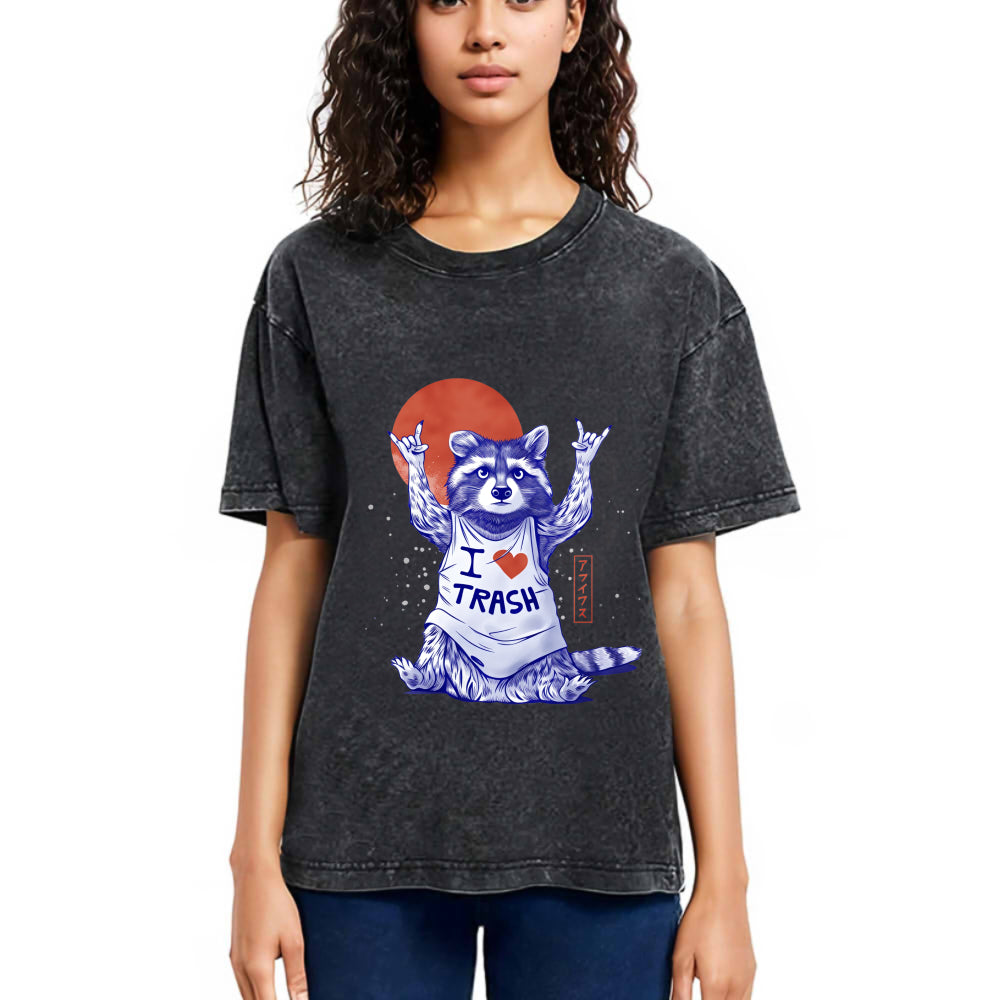 Tokyosol I Love Trash Classic T Shirt