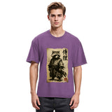 Tokyosol Samurai Raccoon Washed T Shirt