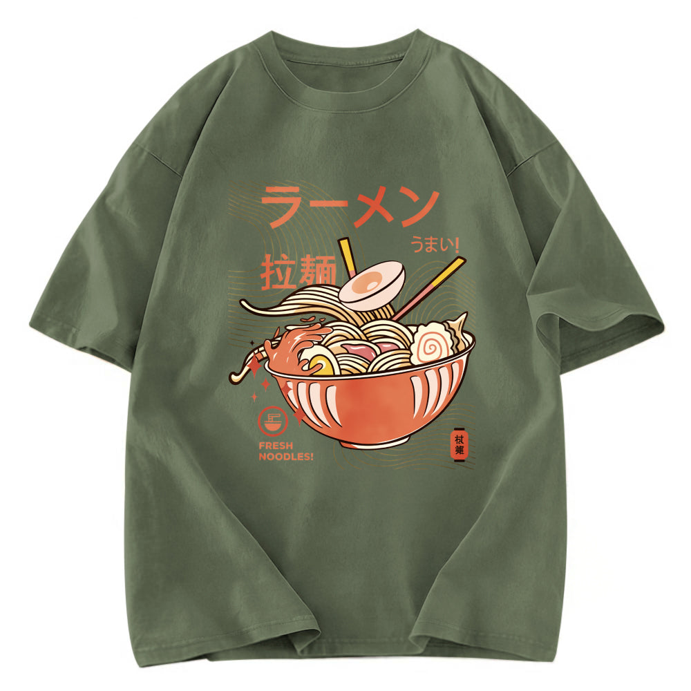 Tokyosol Fresh Ramen Noodles Washed T Shirt