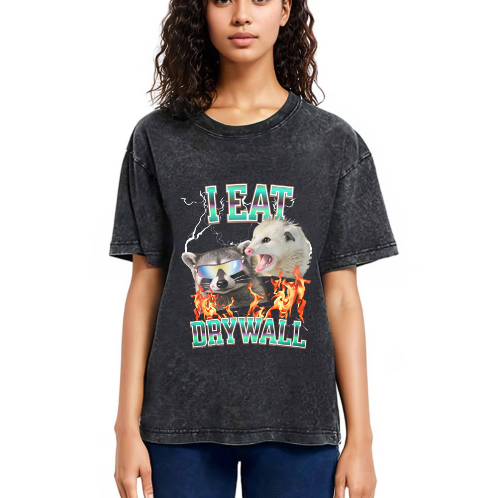 Tokyosol I Eat Drywall Washed T Shirt