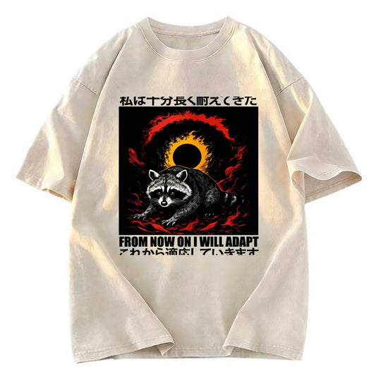 Tokyosol I Have Coped Long Enough Washed T Shirt