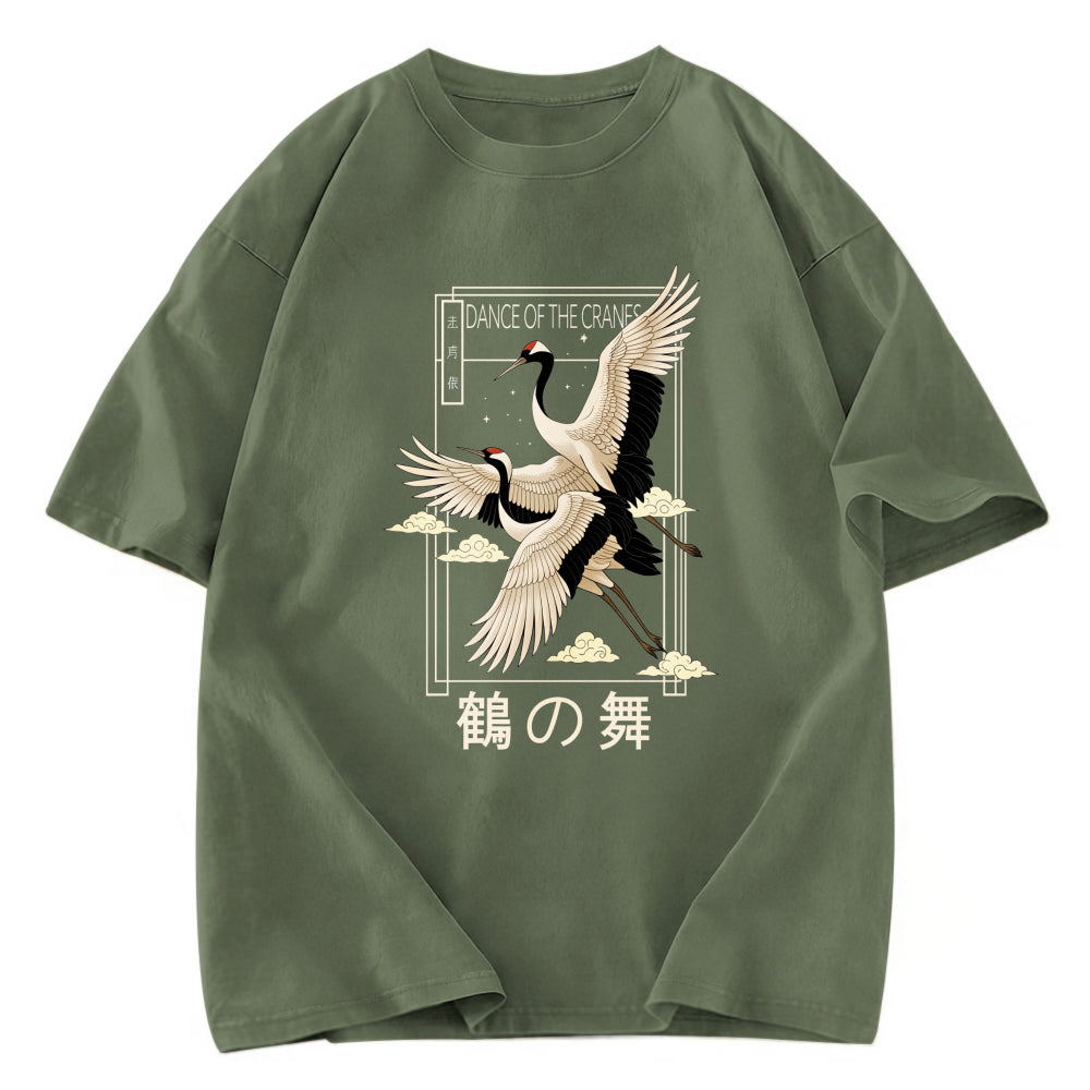 Tokyosol Dance Of The Cranes Washed T Shirt