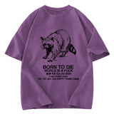 Tokyosol Born To Die World Is A Fuck Washed T Shirt