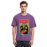 Tokyosol Turtle Eating Ramen Washed T Shirt