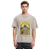 Tokyosol King Of Trash Raccoon Tarot Card Washed T Shirt