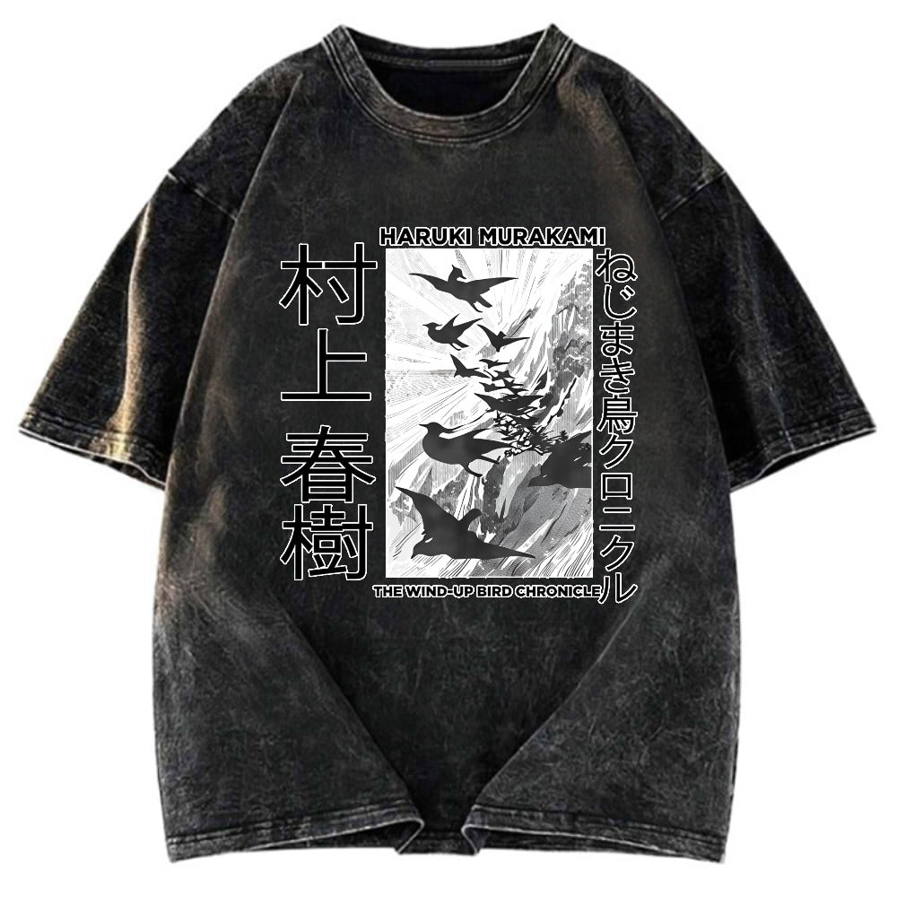 Tokyosol Wind Up Bird Chronicle Washed T Shirt
