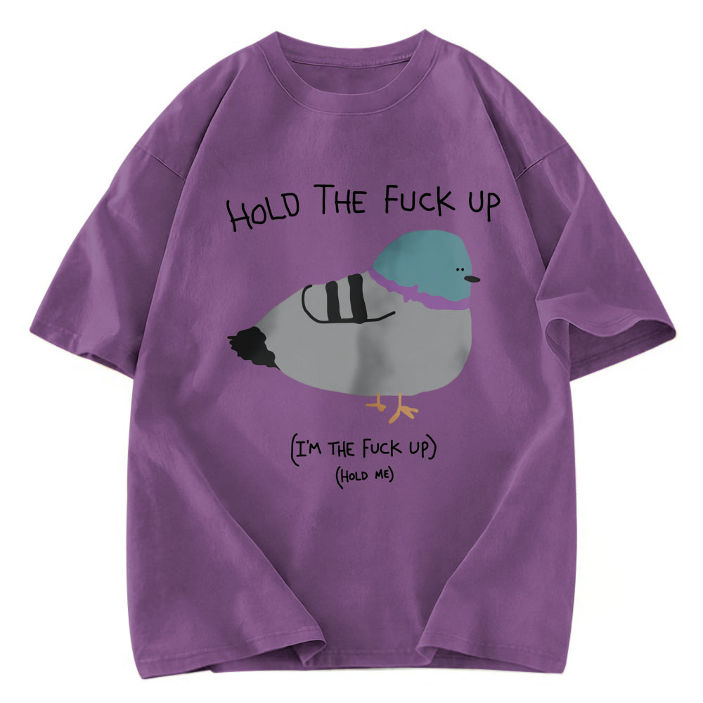 Tokyosol Hold The Fu Ck Up Washed T Shirt