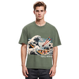 Tokyosol The Great Sushi Wave Washed T Shirt