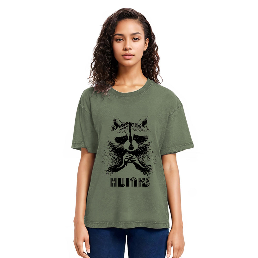 Tokyosol Raccoon Hijinks Washed T Shirt