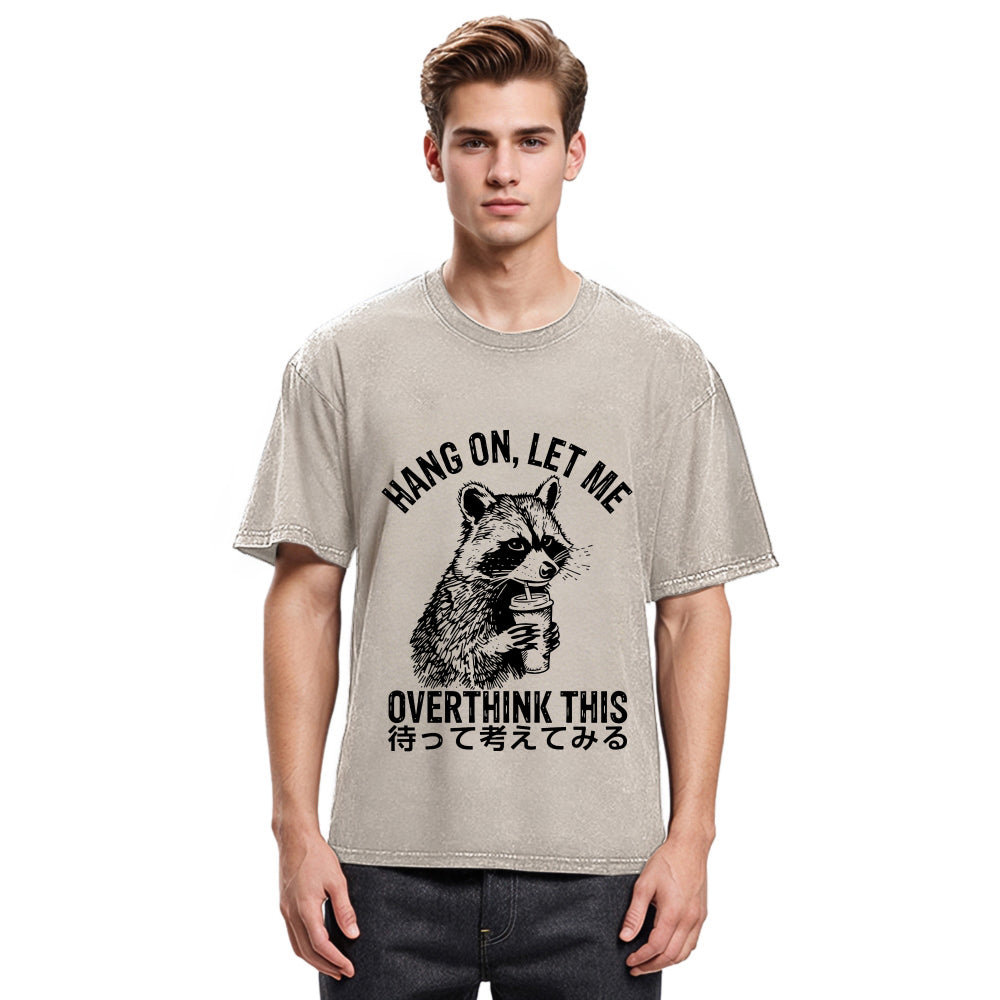 Tokyosol Overthink Raccoon Classic T Shirt