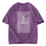 Tokyosol Ramen Division Food Pleasures Washed T Shirt